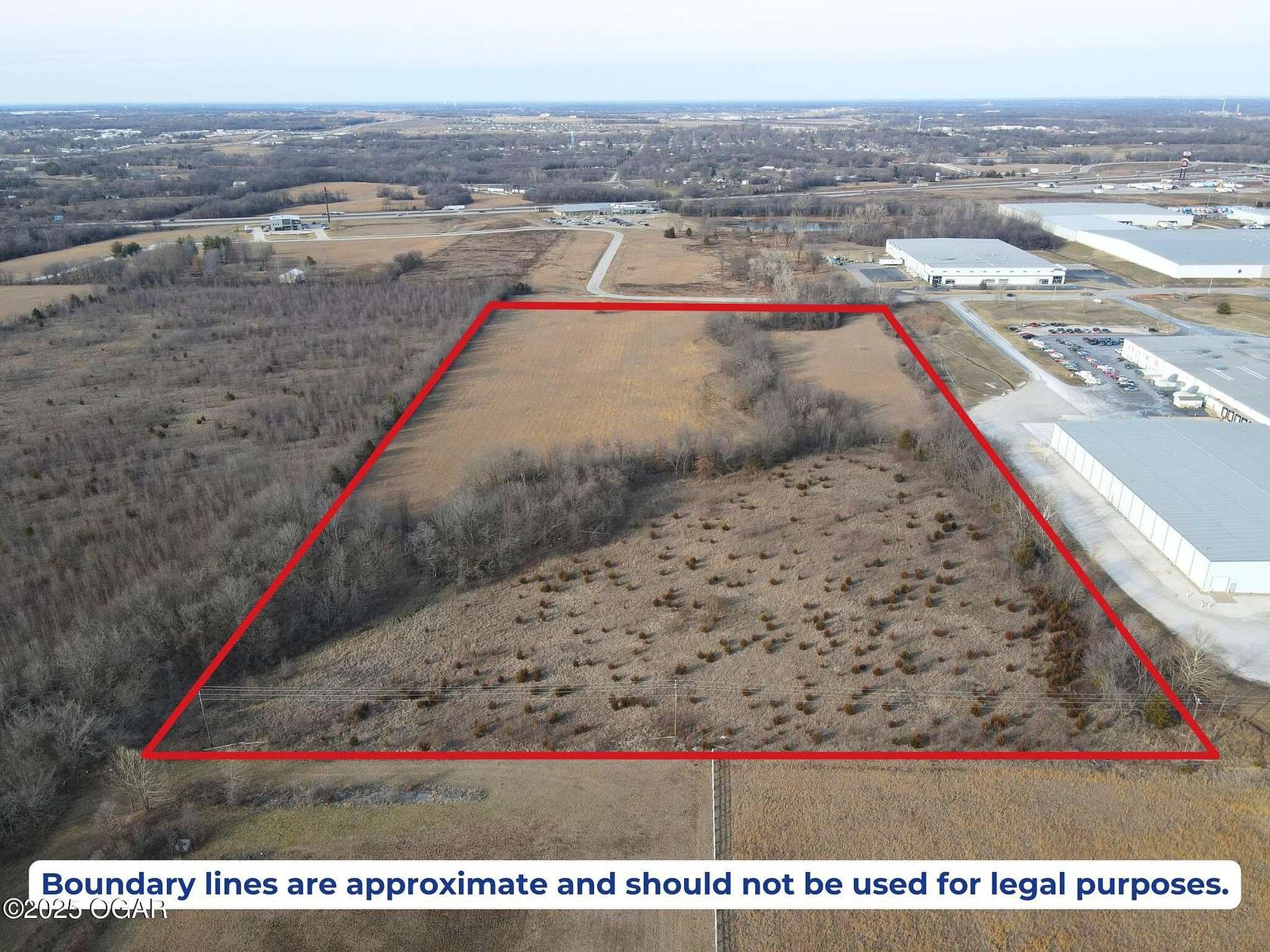 17 Acres of Commercial Land for Sale in Joplin, Missouri