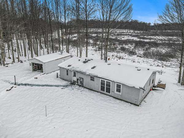 21.7 Acres of Recreational Land with Home for Sale in Paw Paw, Michigan