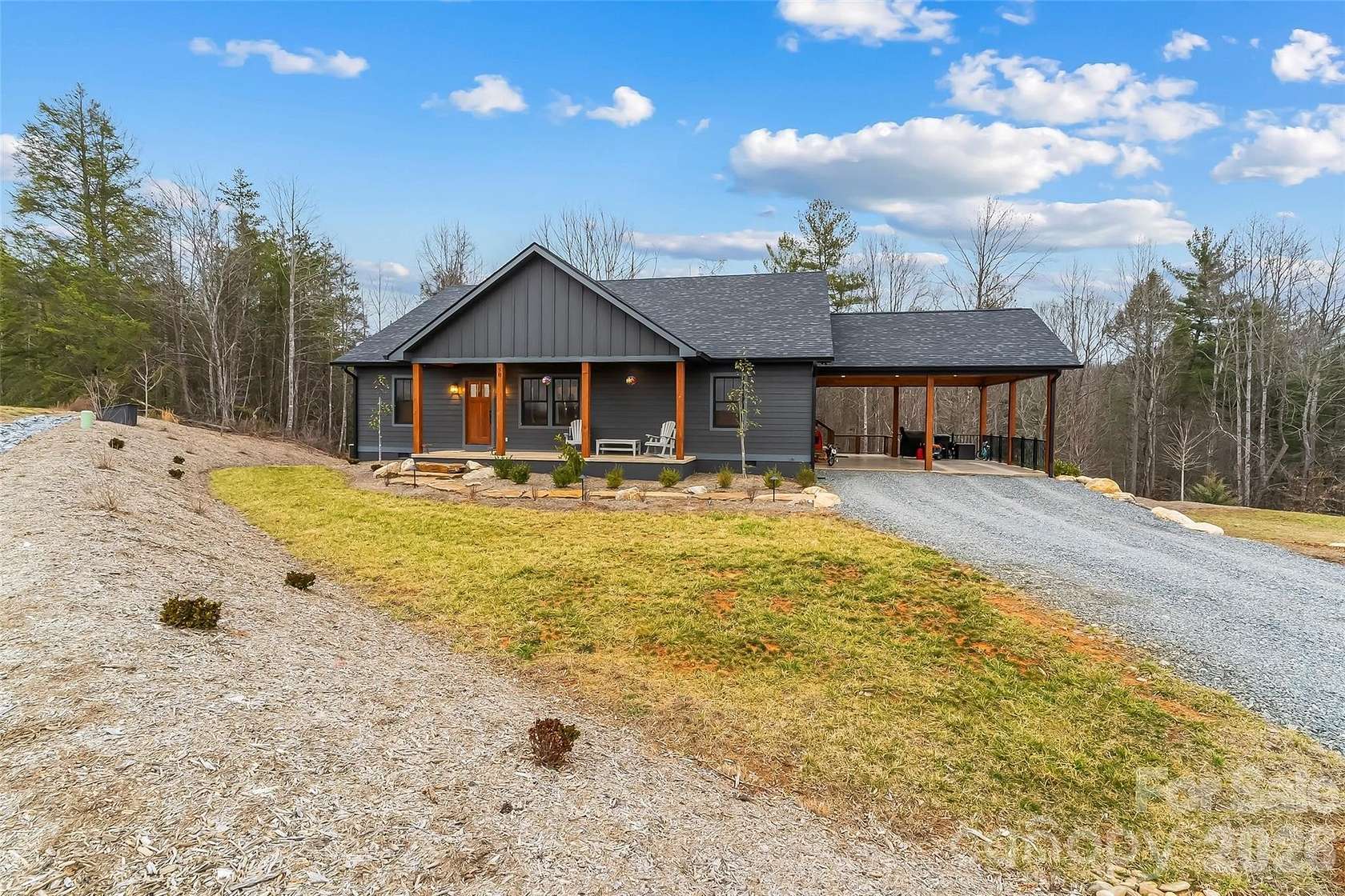 5.35 Acres of Land with Home for Sale in Marion, North Carolina