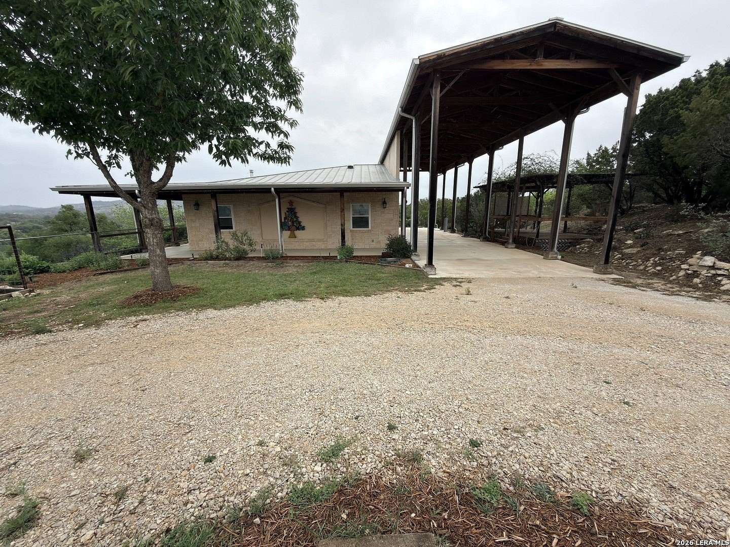 5 Acres of Land with Home for Lease in Bandera, Texas