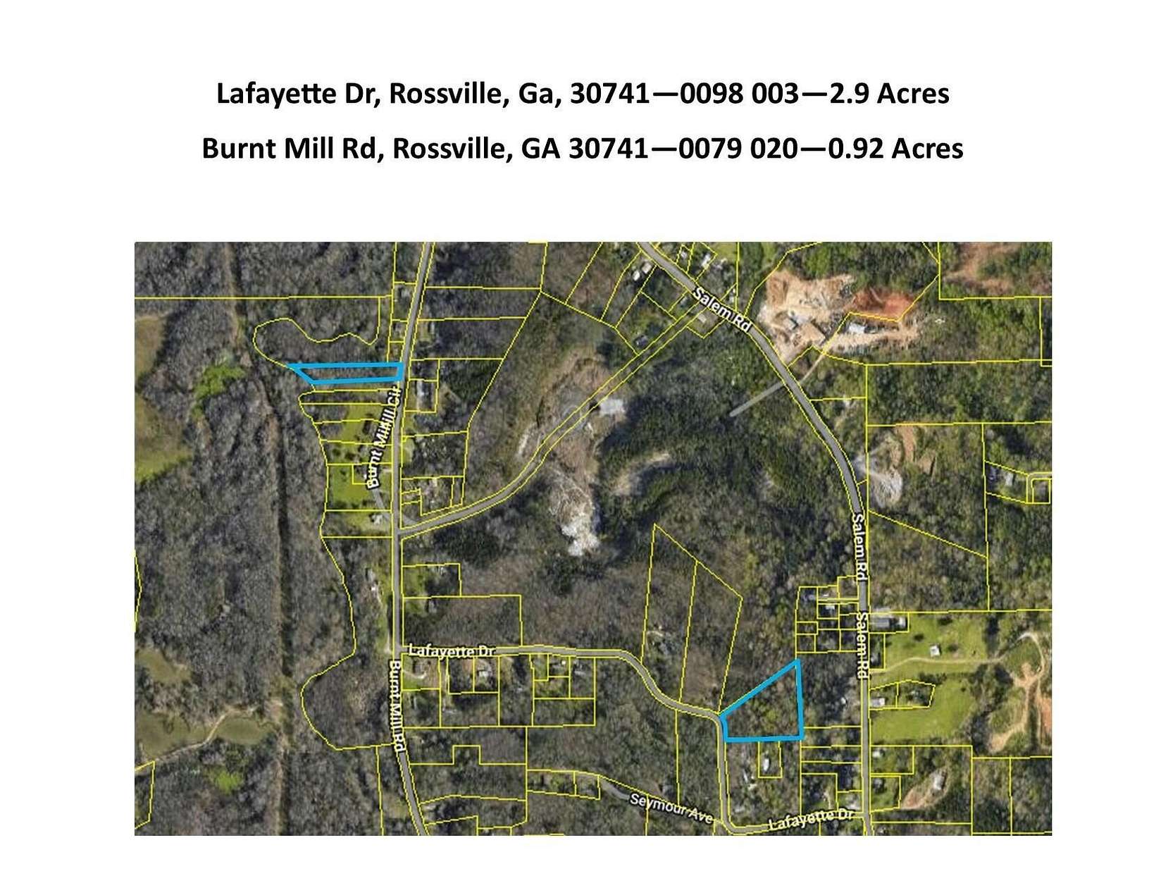 3.82 Acres of Residential Land for Sale in Rossville, Georgia