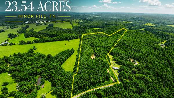 23.5 Acres of Recreational & Residential Land for Sale in Minor Hill, Tennessee