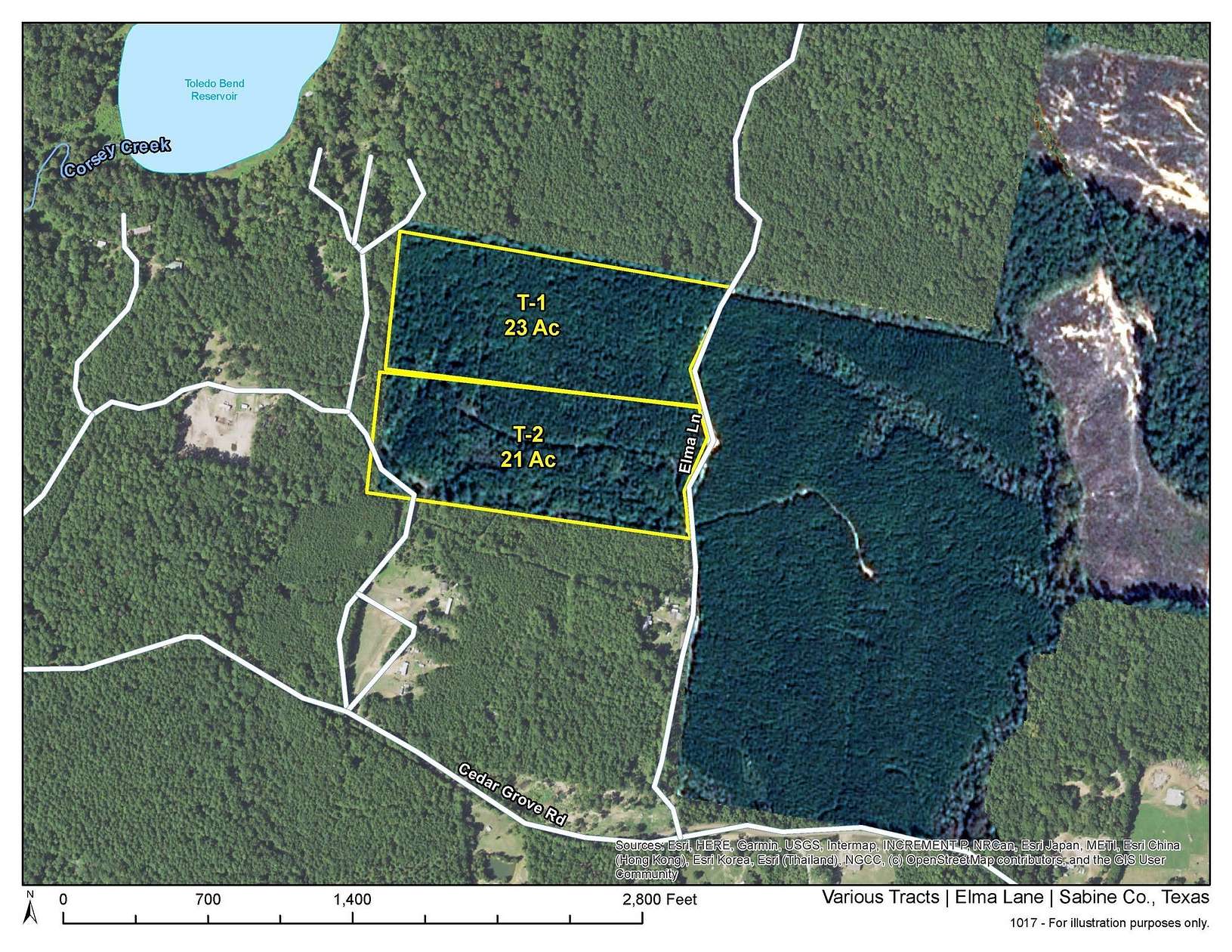 21 Acres of Recreational Land for Sale in Milam, Texas