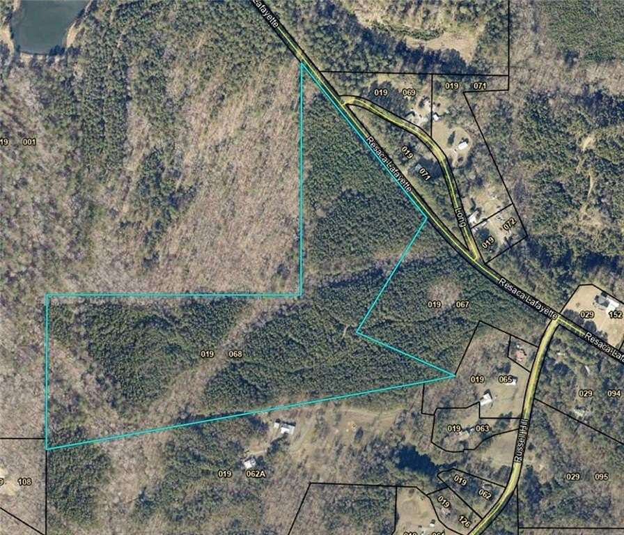 39.2 Acres of Recreational Land for Sale in Calhoun, Georgia