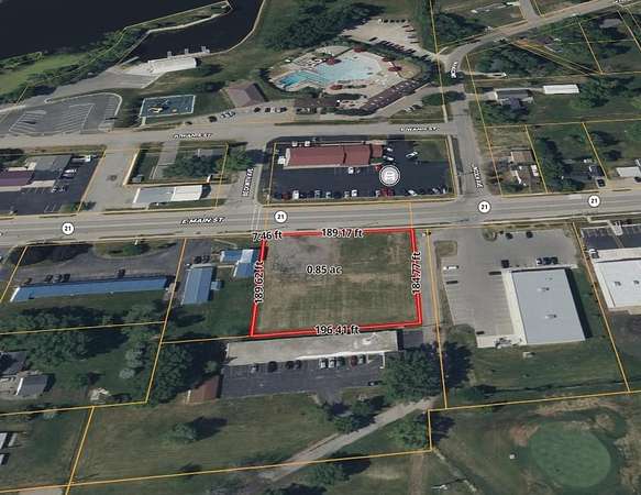 0.85 Acres of Commercial Land for Sale in Omro, Wisconsin