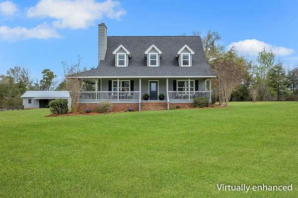 8.13 Acres of Land with Home for Sale in Tallahassee, Florida