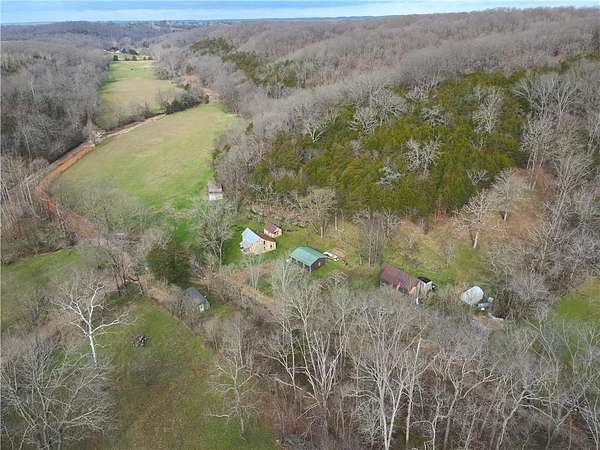 90 Acres of Recreational & Residential Land for Sale in Garfield, Arkansas