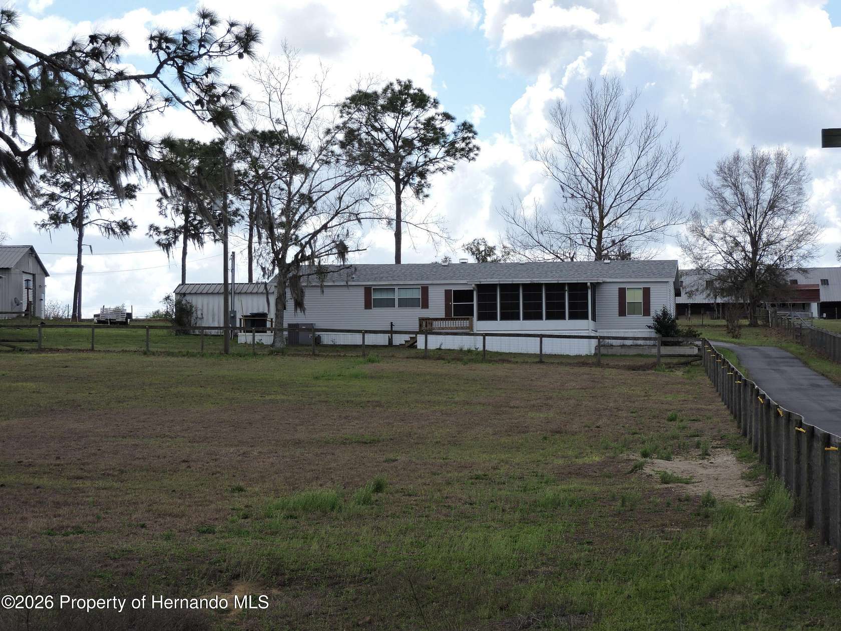 7.5 Acres of Land with Home for Sale in Brooksville, Florida