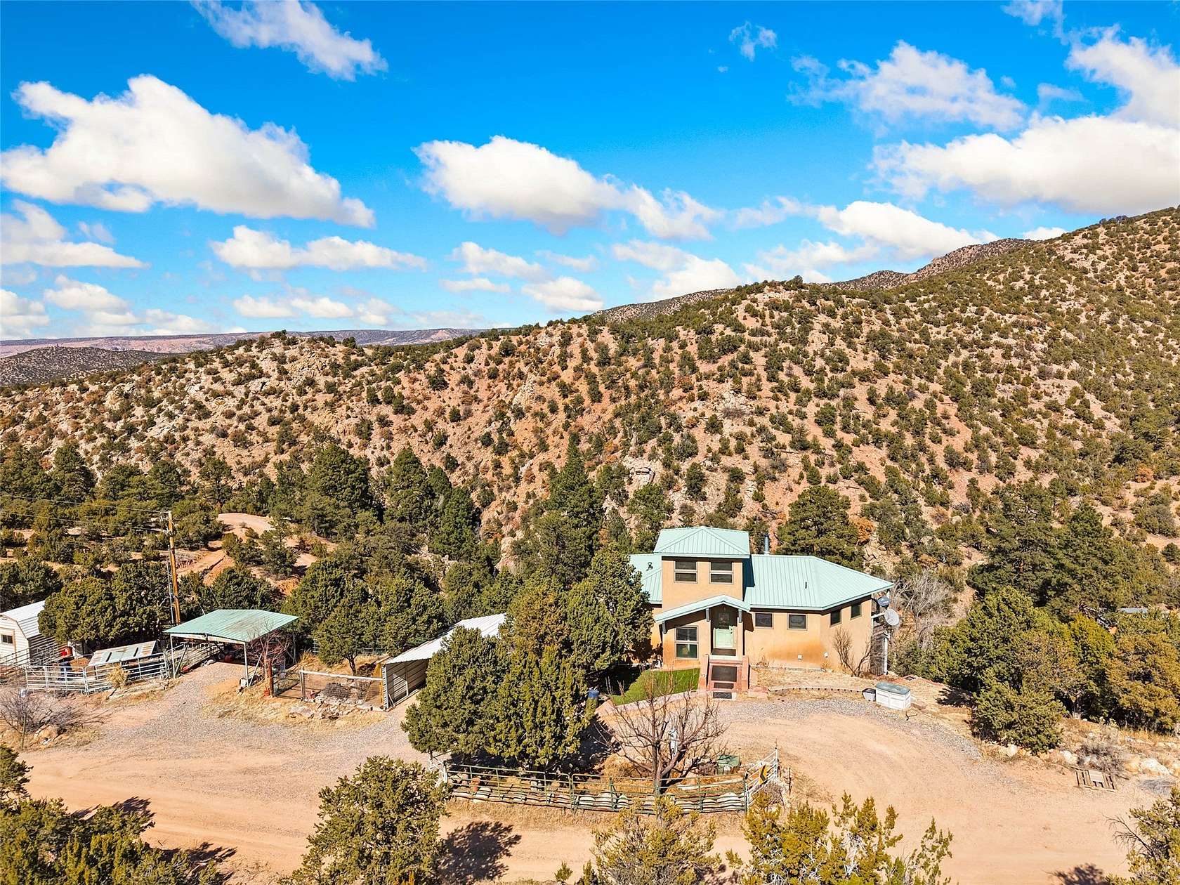 2.8 Acres of Land with Home for Sale in Chimayo, New Mexico