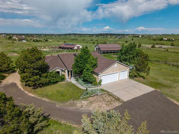 5.73 Acres of Land with Home for Sale in Elbert, Colorado