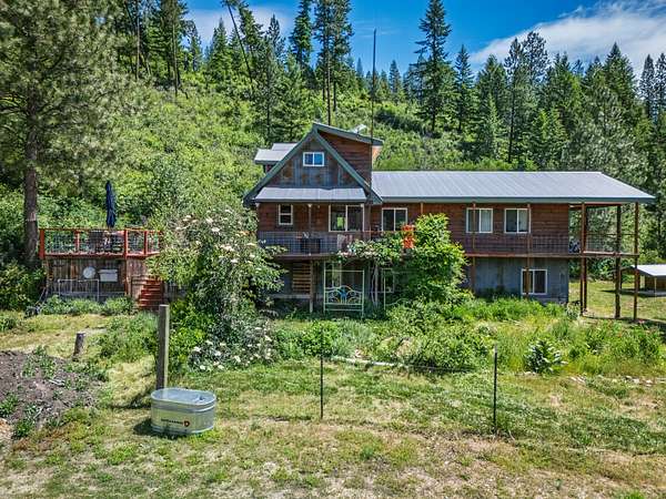 6.86 Acres of Land with Home for Sale in Troy, Montana