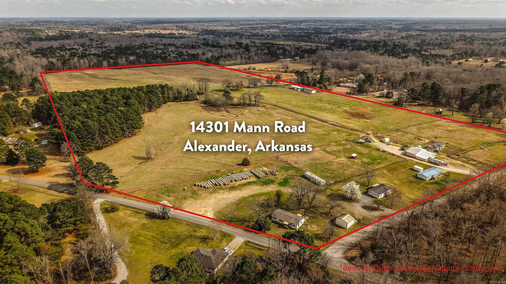 77.7 Acres of Agricultural Land for Sale in Alexander, Arkansas