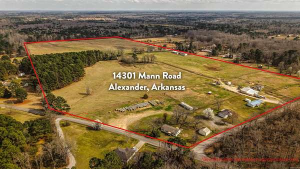 77.7 Acres of Agricultural Land for Sale in Alexander, Arkansas