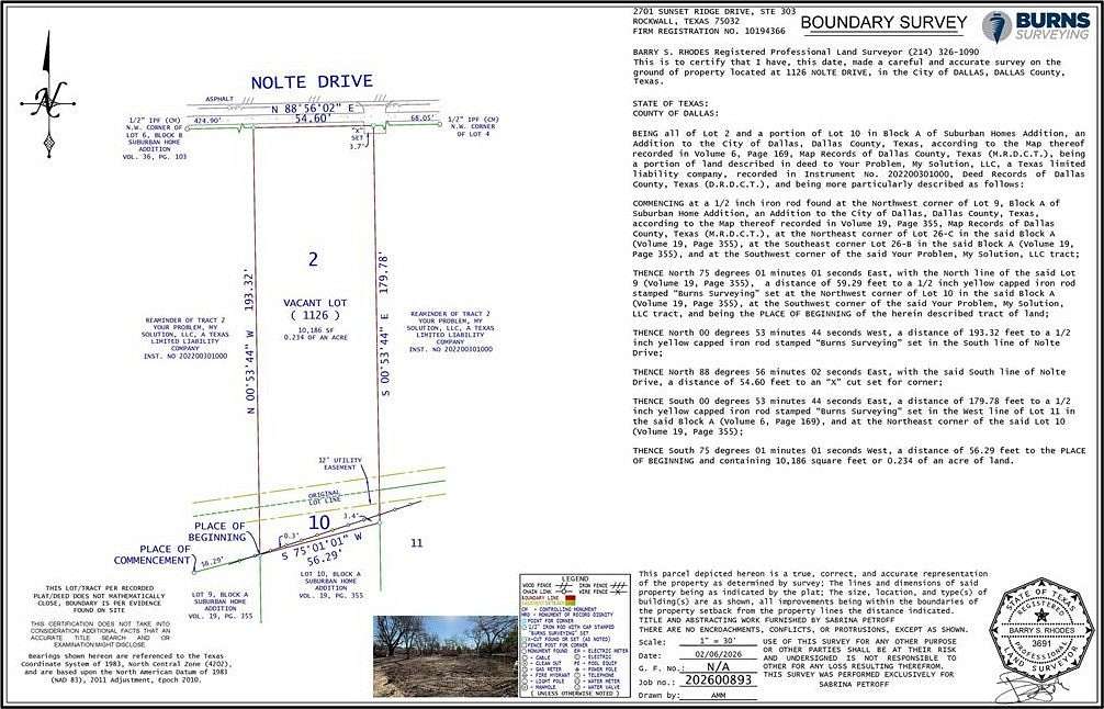 0.23 Acres of Residential Land for Sale in Dallas, Texas