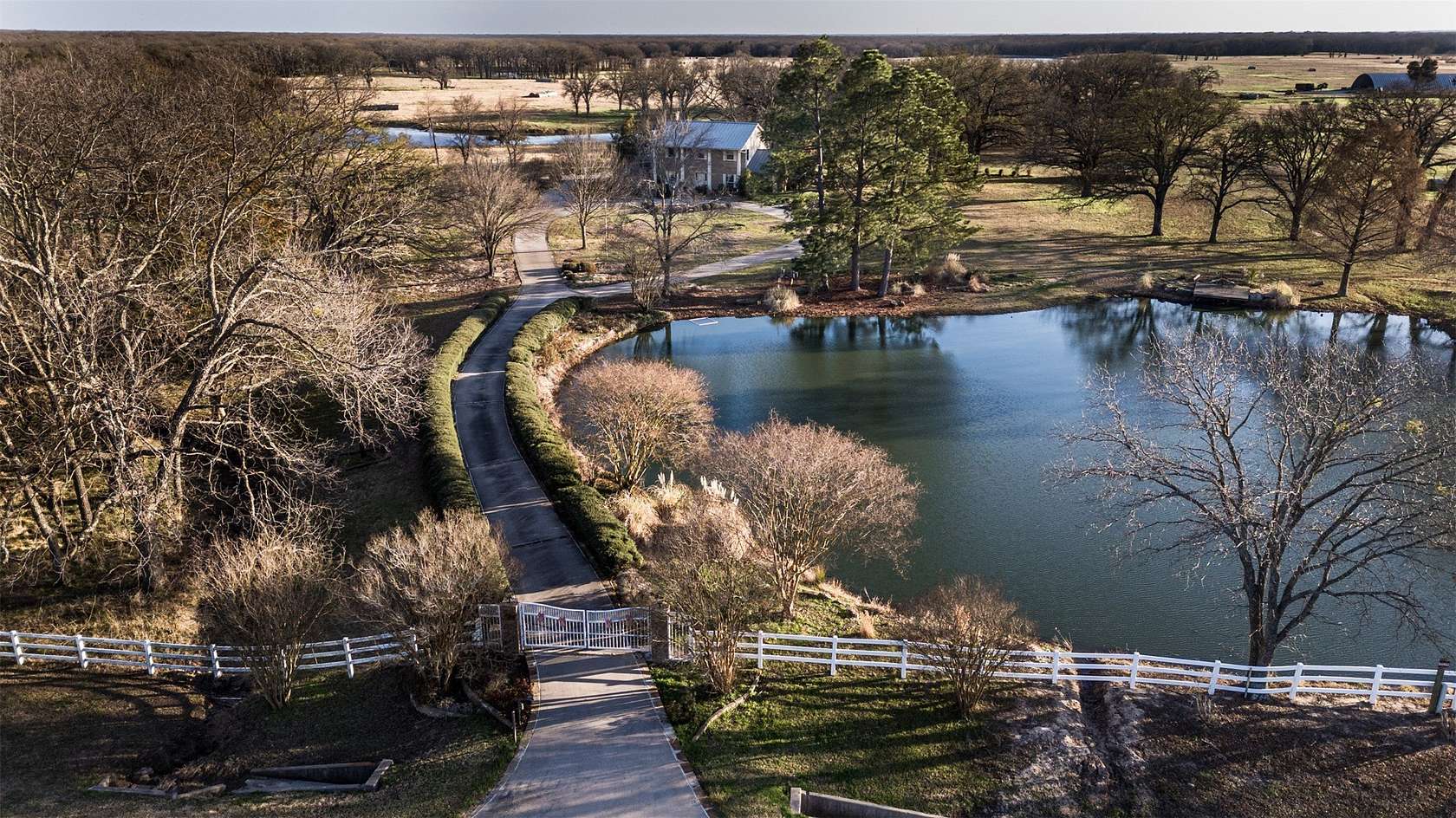 50 Acres of Agricultural Land with Home for Sale in Quinlan, Texas
