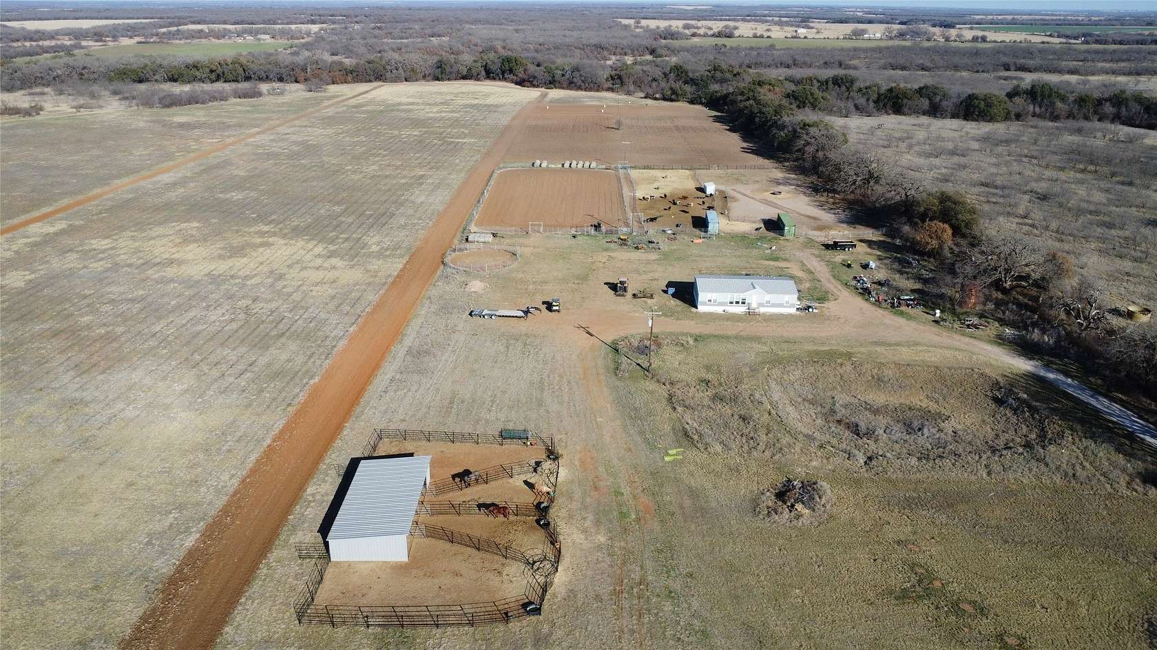 29.8 Acres of Agricultural Land with Home for Sale in Rising Star, Texas