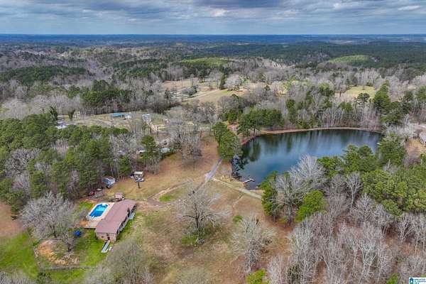 12.5 Acres of Recreational Land with Home for Sale in Empire, Alabama