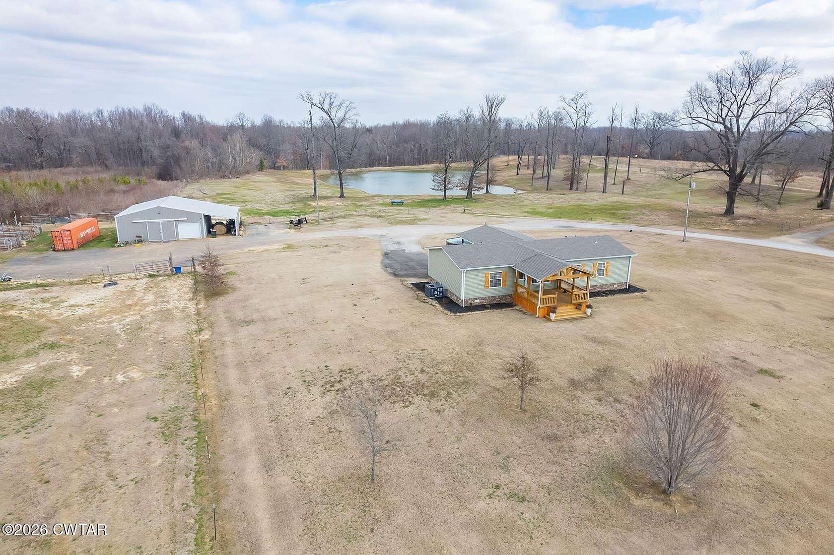 54.5 Acres of Land with Home for Sale in Ripley, Tennessee