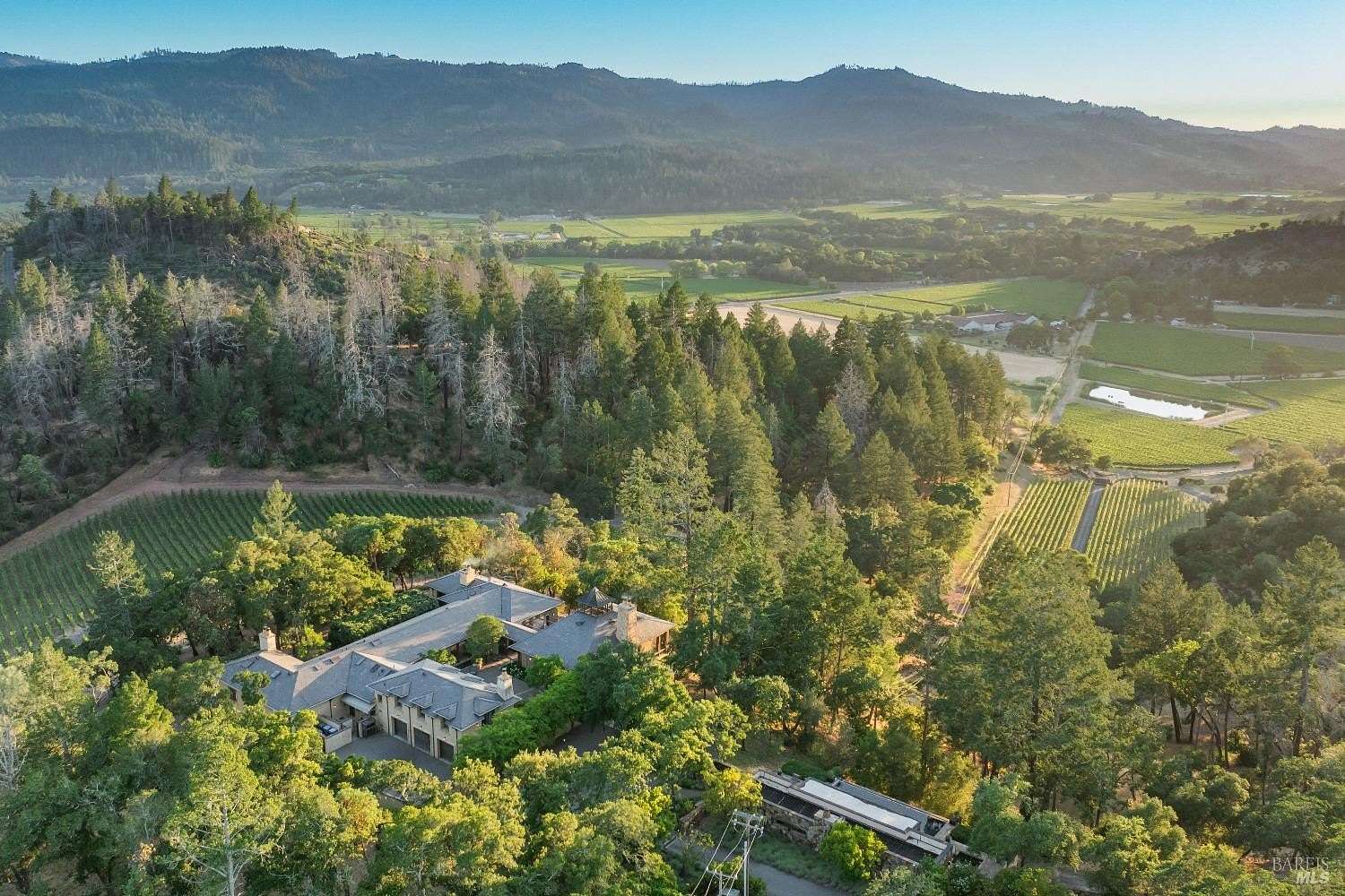 39.4 Acres of Land with Home for Sale in St. Helena, California