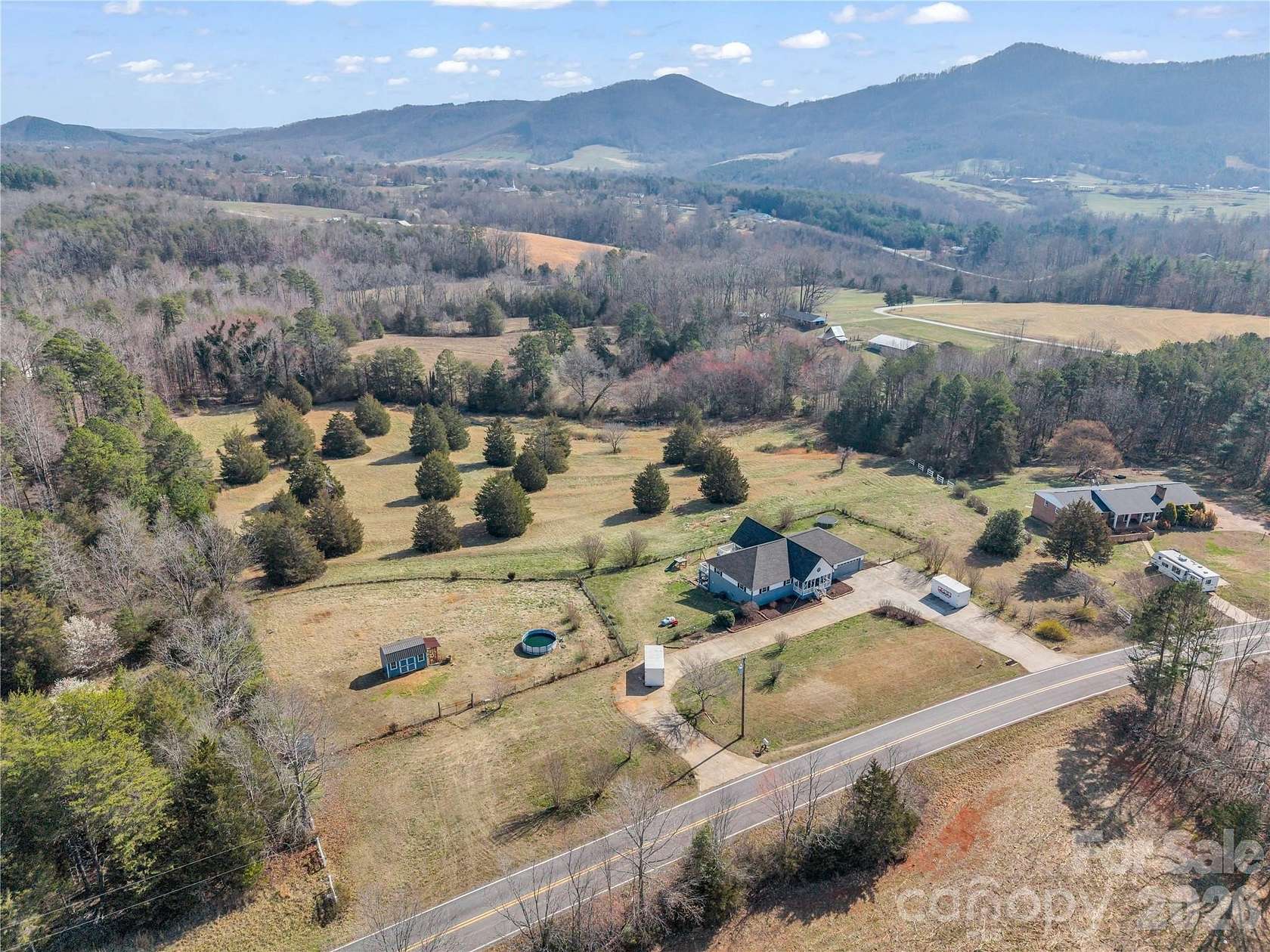 7 Acres of Land with Home for Sale in Bostic, North Carolina