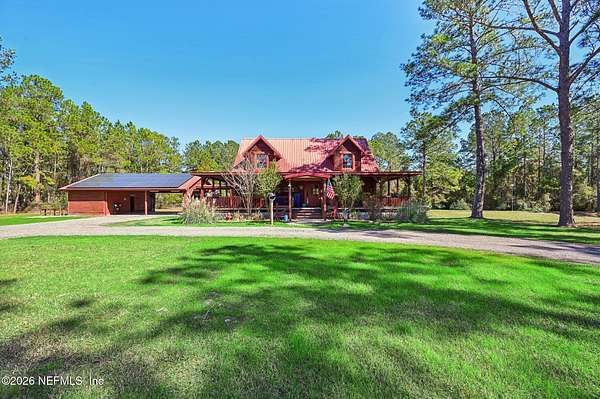 10.2 Acres of Land with Home for Sale in Keystone Heights, Florida