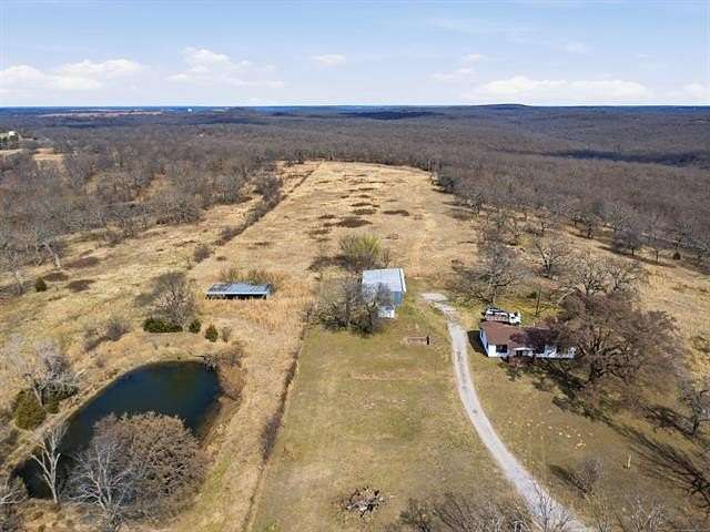 80 Acres of Land with Home for Sale in Beggs, Oklahoma
