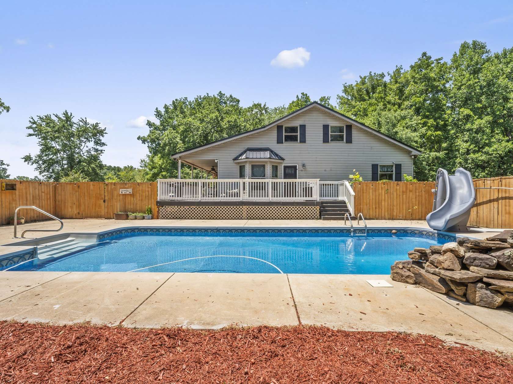 6 Acres of Land with Home for Sale in Cedar Hill, Tennessee