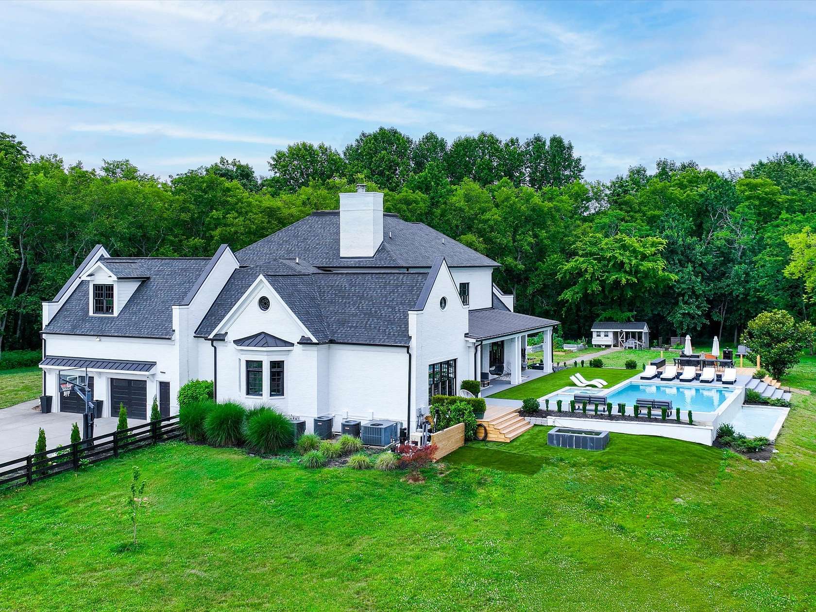 5.64 Acres of Land with Home for Sale in Thompson's Station, Tennessee