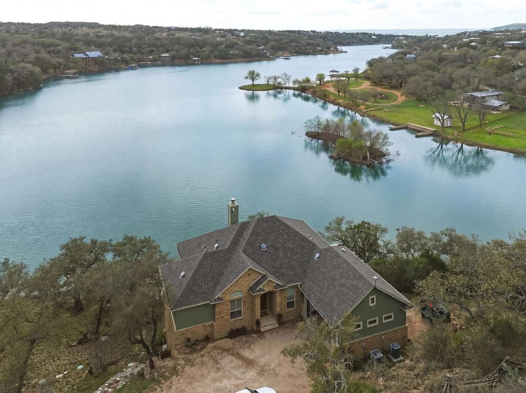 1.5 Acres of Land with Home for Sale in Burnet, Texas
