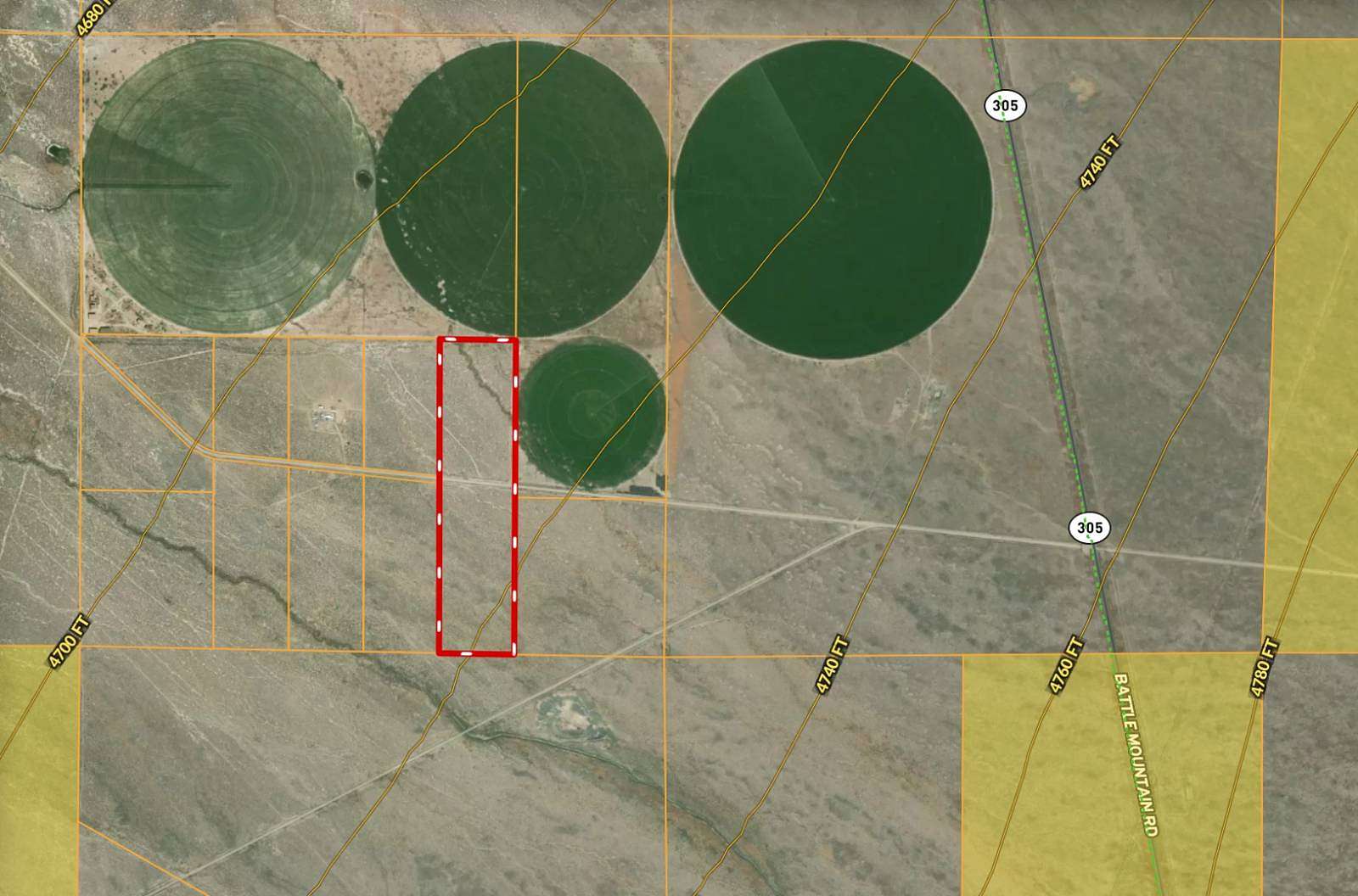 40.5 Acres of Recreational & Residential Land for Sale in Battle Mountain, Nevada