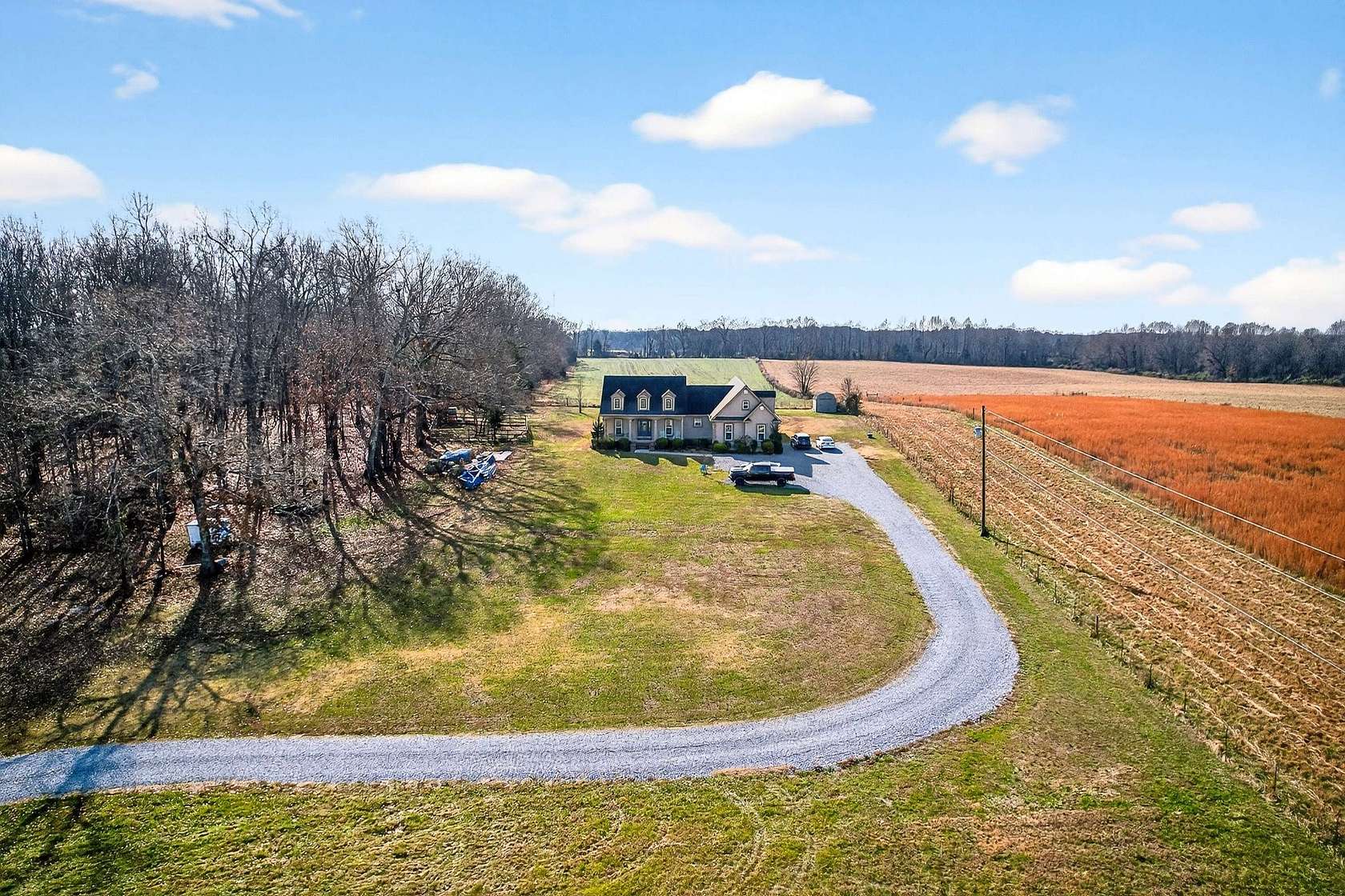 7 Acres of Land with Home for Sale in McMinnville, Tennessee