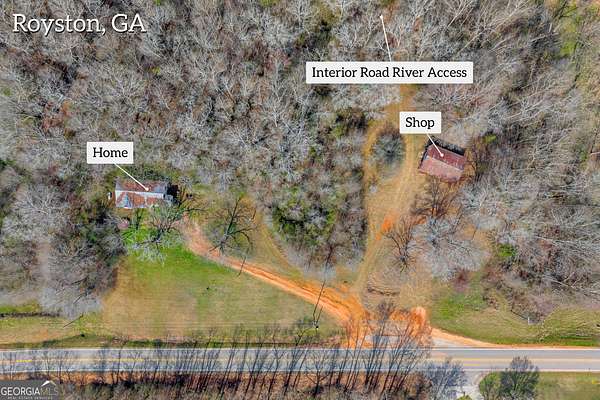 7 Acres of Land with Home for Sale in Royston, Georgia