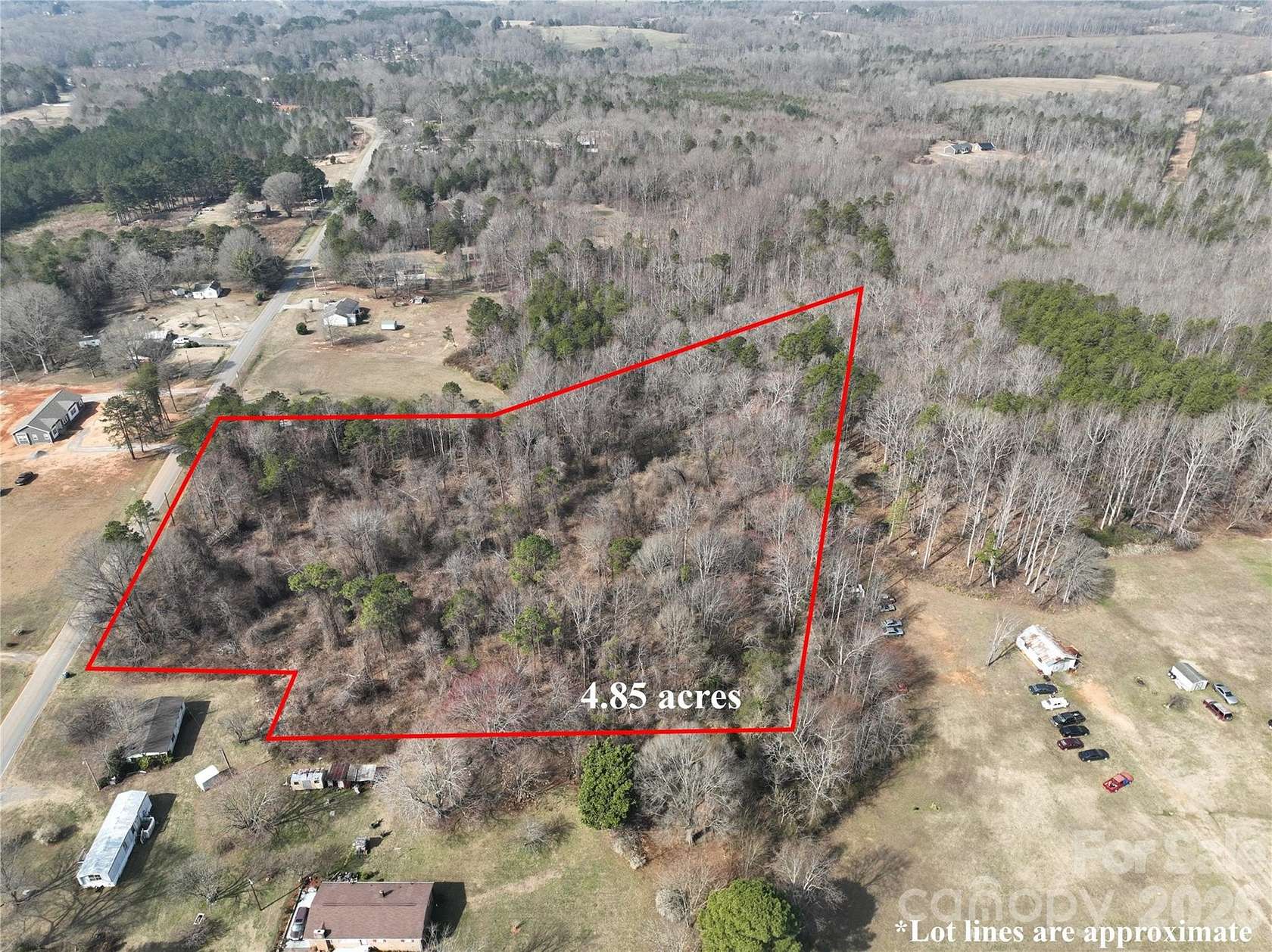 4.85 Acres of Residential Land for Sale in Shelby, North Carolina