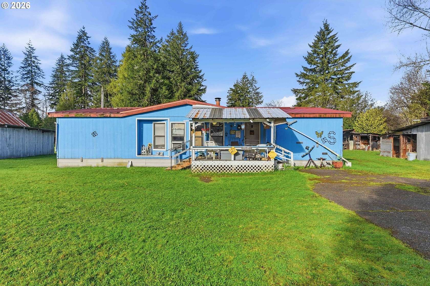 3.48 Acres of Land with Home for Sale in Coquille, Oregon