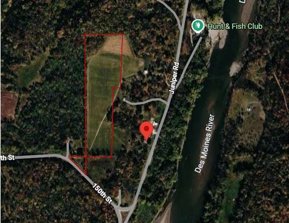 12 Acres of Recreational Land for Sale in Pilot Mound, Iowa