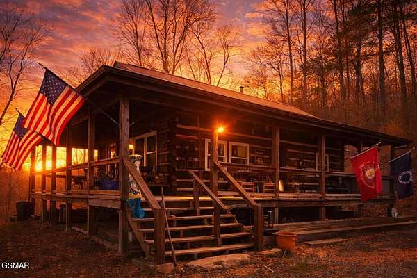 12.6 Acres of Recreational Land with Home for Sale in Del Rio, Tennessee