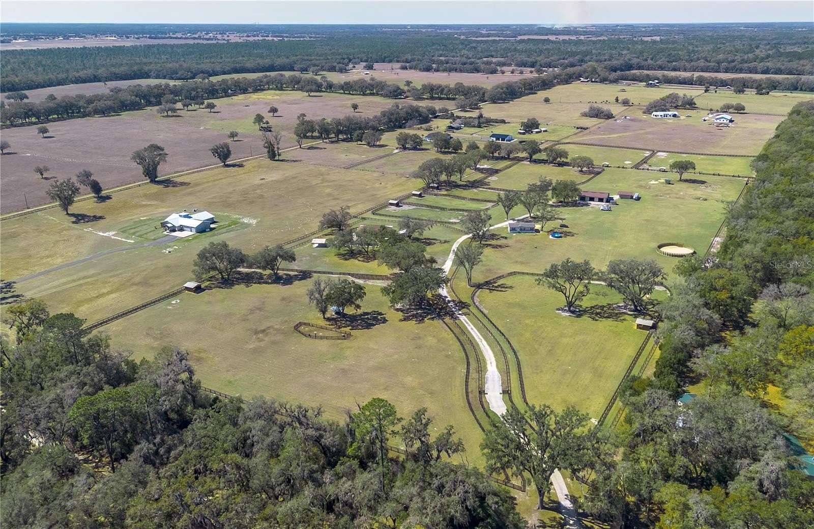 27 Acres of Agricultural Land with Home for Sale in Morriston, Florida