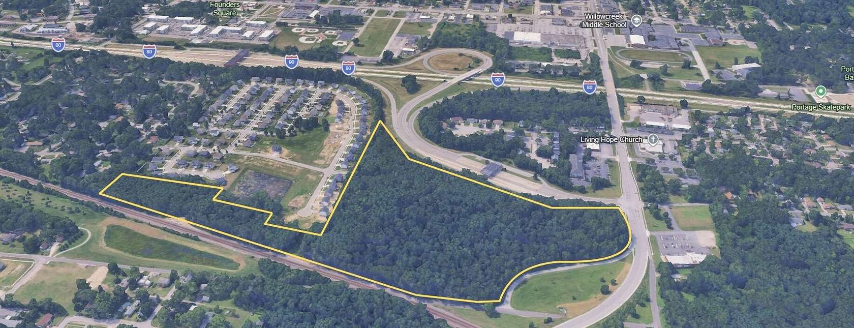 32.5 Acres of Mixed-Use Land for Sale in Portage, Indiana