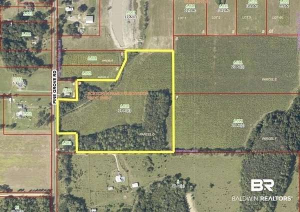 24.3 Acres of Land for Sale in Bay Minette, Alabama
