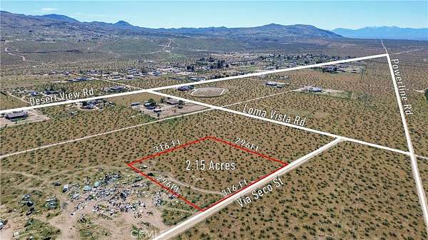 2.15 Acres of Residential Land for Sale in Apple Valley, California