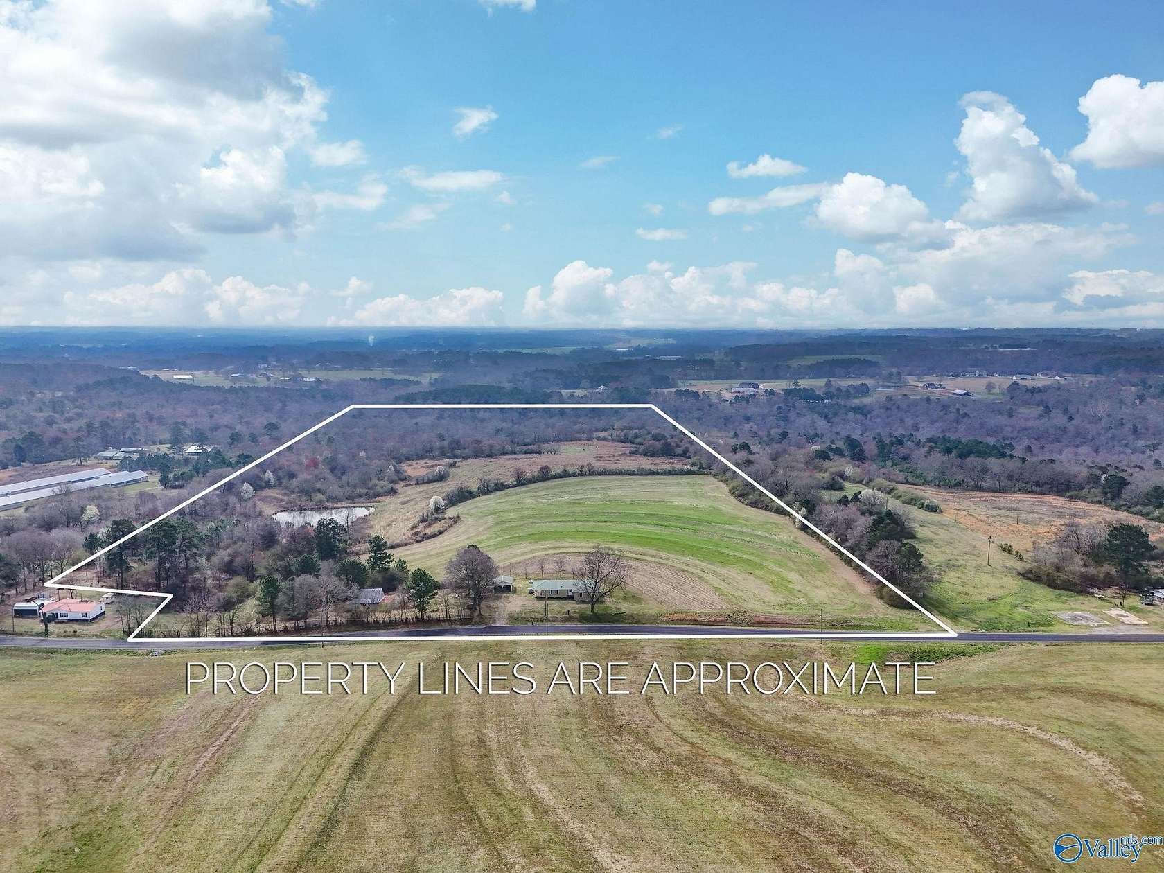 60 Acres of Land with Home for Sale in Albertville, Alabama