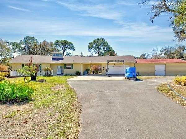 5.49 Acres of Land with Home for Sale in Sebring, Florida