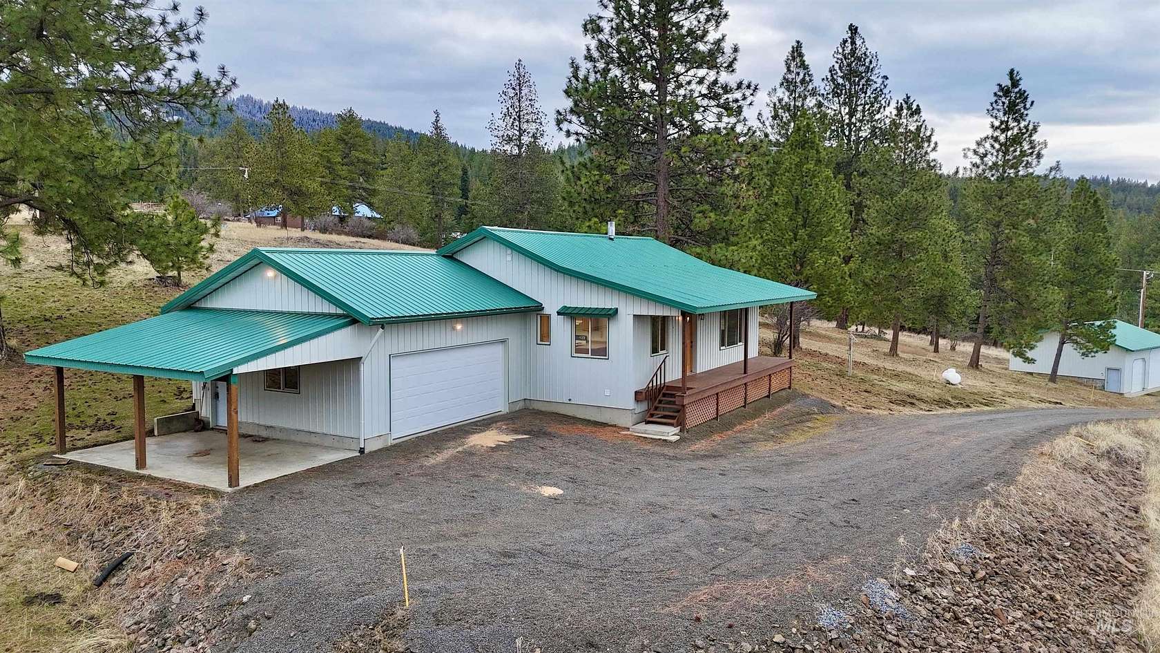 5 Acres of Land with Home for Sale in Grangeville, Idaho