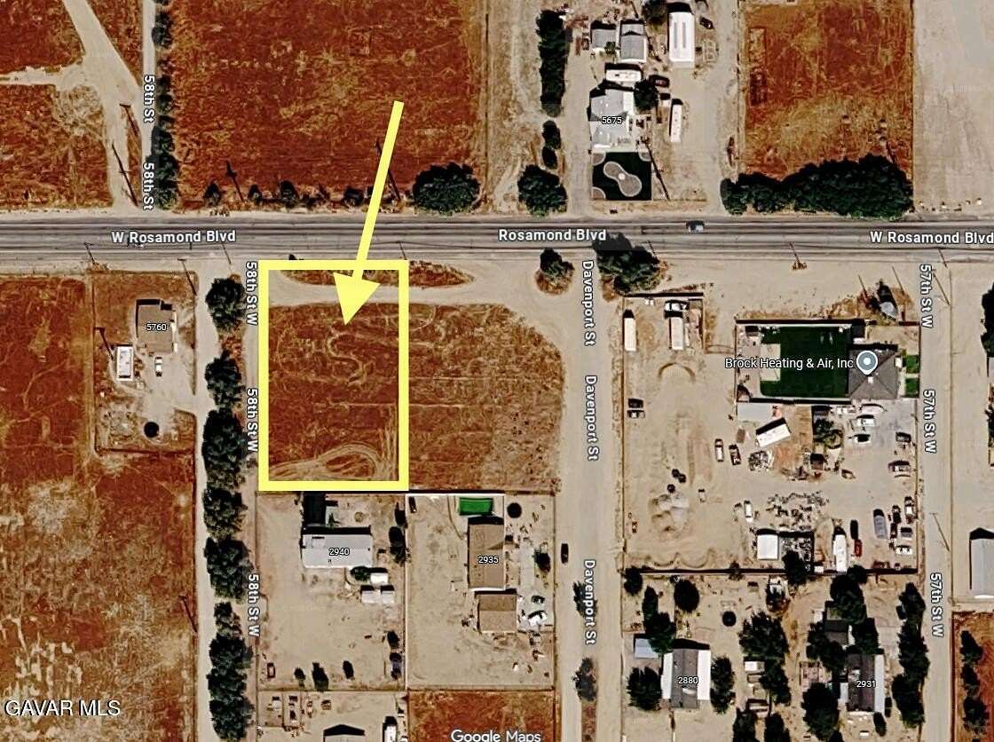 2.5 Acres of Residential Land for Sale in Rosamond, California
