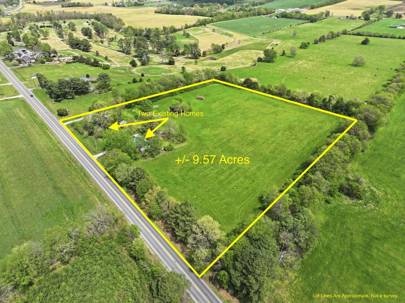 9.57 Acres of Land with Home for Sale in Winchester, Tennessee