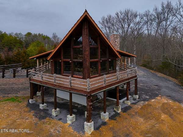 7.25 Acres of Land with Home for Sale in Dandridge, Tennessee