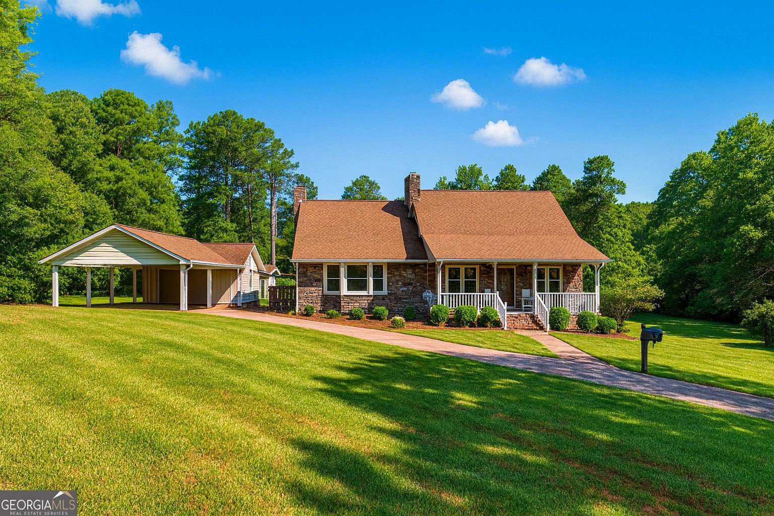 5.36 Acres of Land with Home for Sale in Villa Rica, Georgia