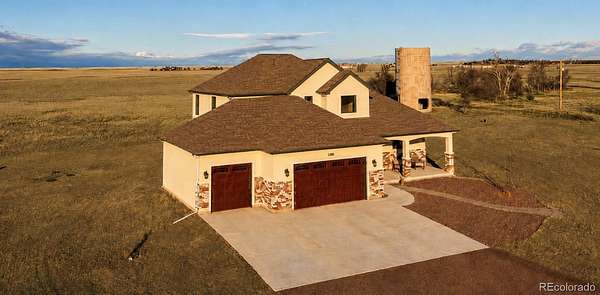 39.9 Acres of Land with Home for Sale in Calhan, Colorado