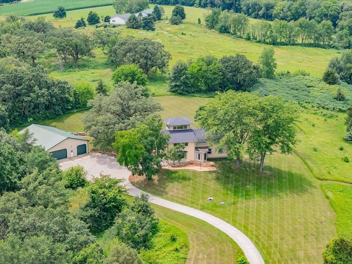 10.7 Acres of Land with Home for Sale in Waterloo, Wisconsin