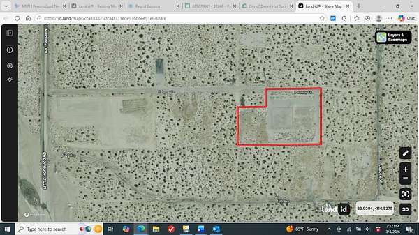 3.39 Acres of Commercial Land for Sale in Desert Hot Springs, California